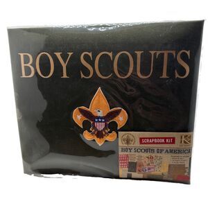 K & Company Boy Scouts of America Scrapbook Kit 8.5 x 8.5 Album Stickers Paper